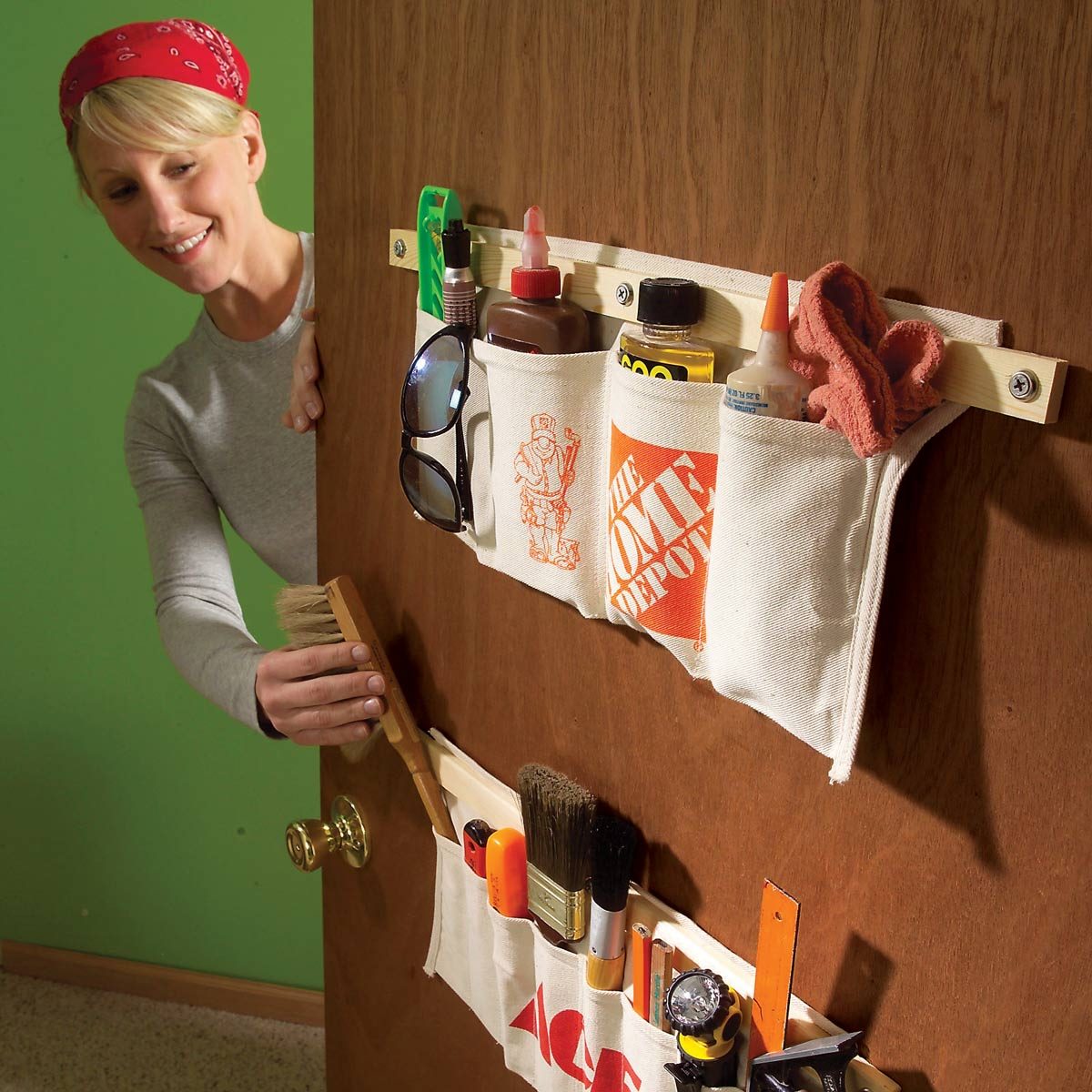Behind the Door Storage: Tool-Apron Storage