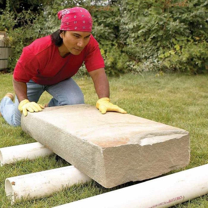 Using PVC to move heavy objects