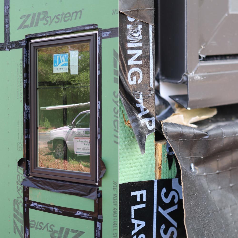 traditional flashing vs liquid flashing