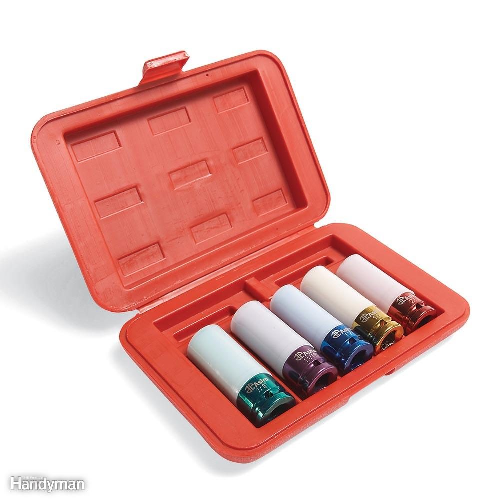 Impact Socket Set With Plastic Sleeves