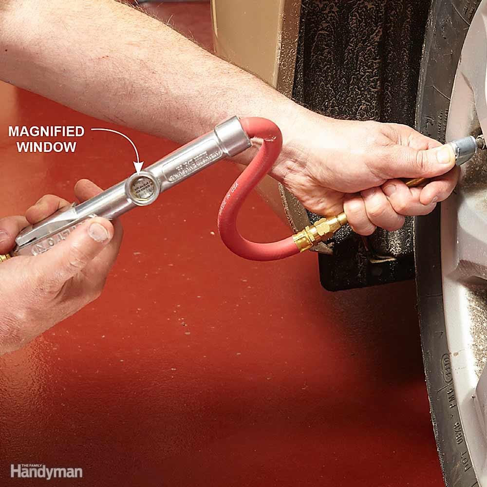 Maintain Tire Pressure With a Pro-Quality Inflator Gauge
