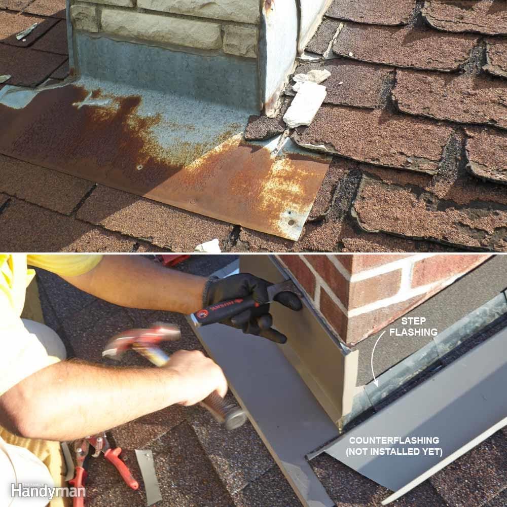 Bad Chimney Flashing