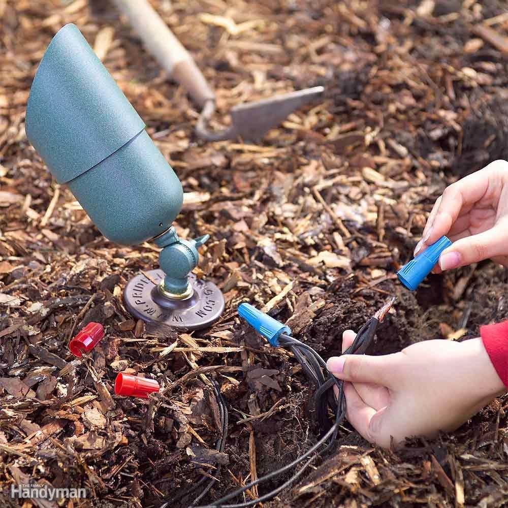 Install Underground Wiring After Planting