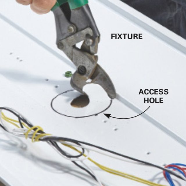 how to add florescent lights to garage ceiling