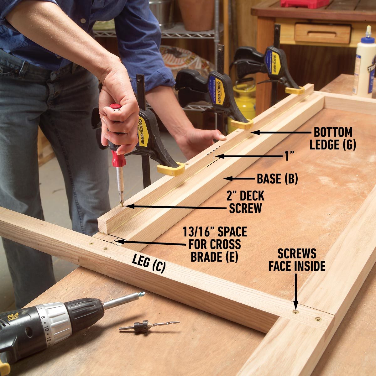 Construct A Classic Wooden Cart Add the ledges