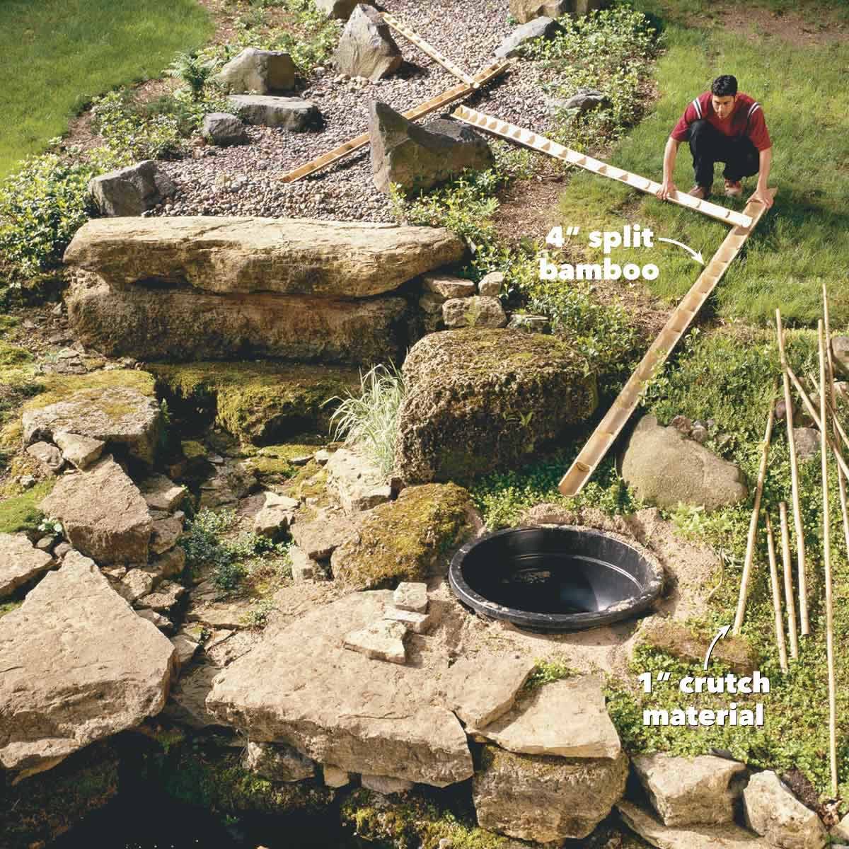 diy bamboo water pipe