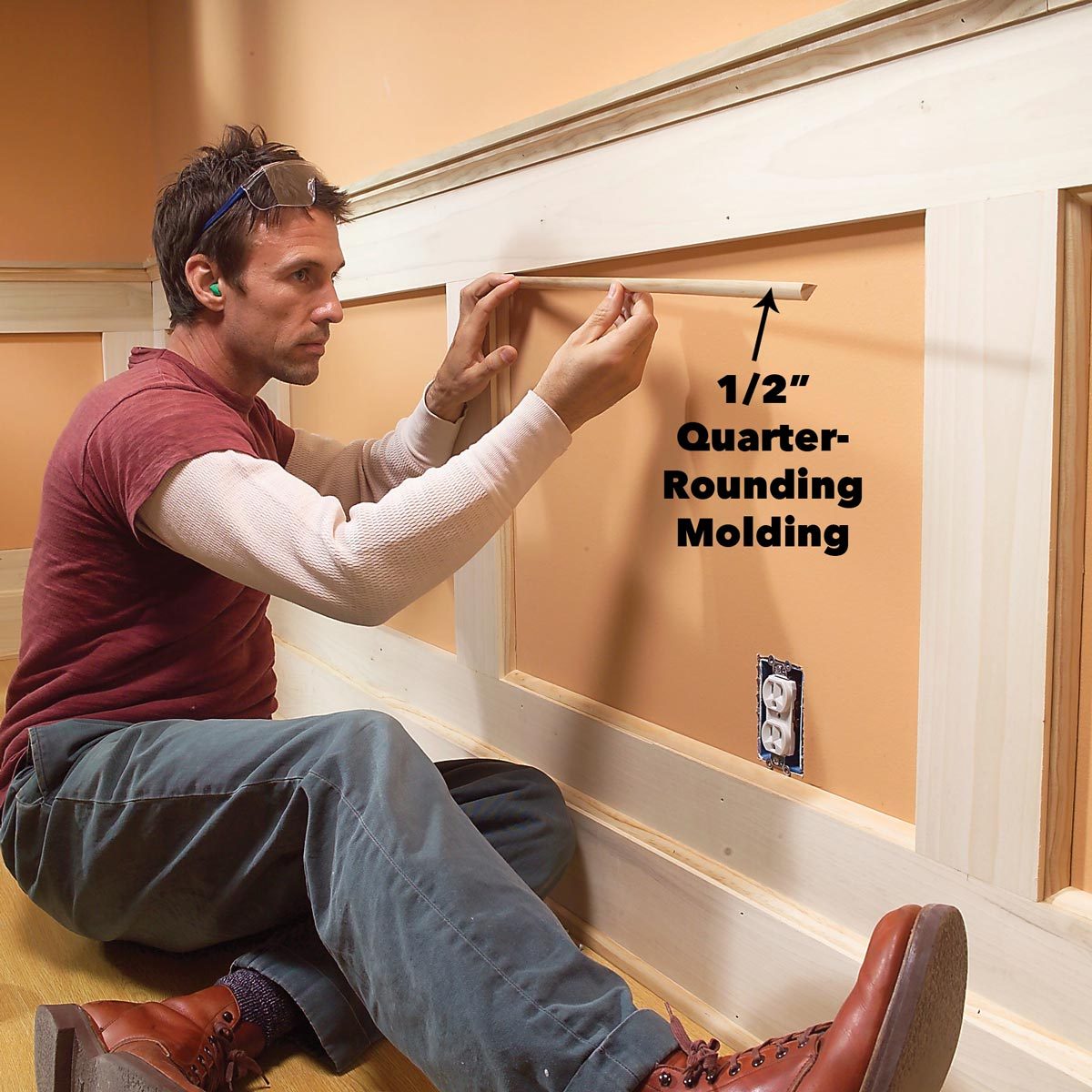 Finish the last wainscoting details