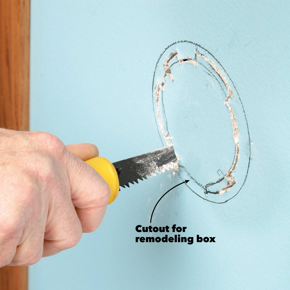 FH10MAY_508_06_010-1200 how to install a light cut out with drywall knife