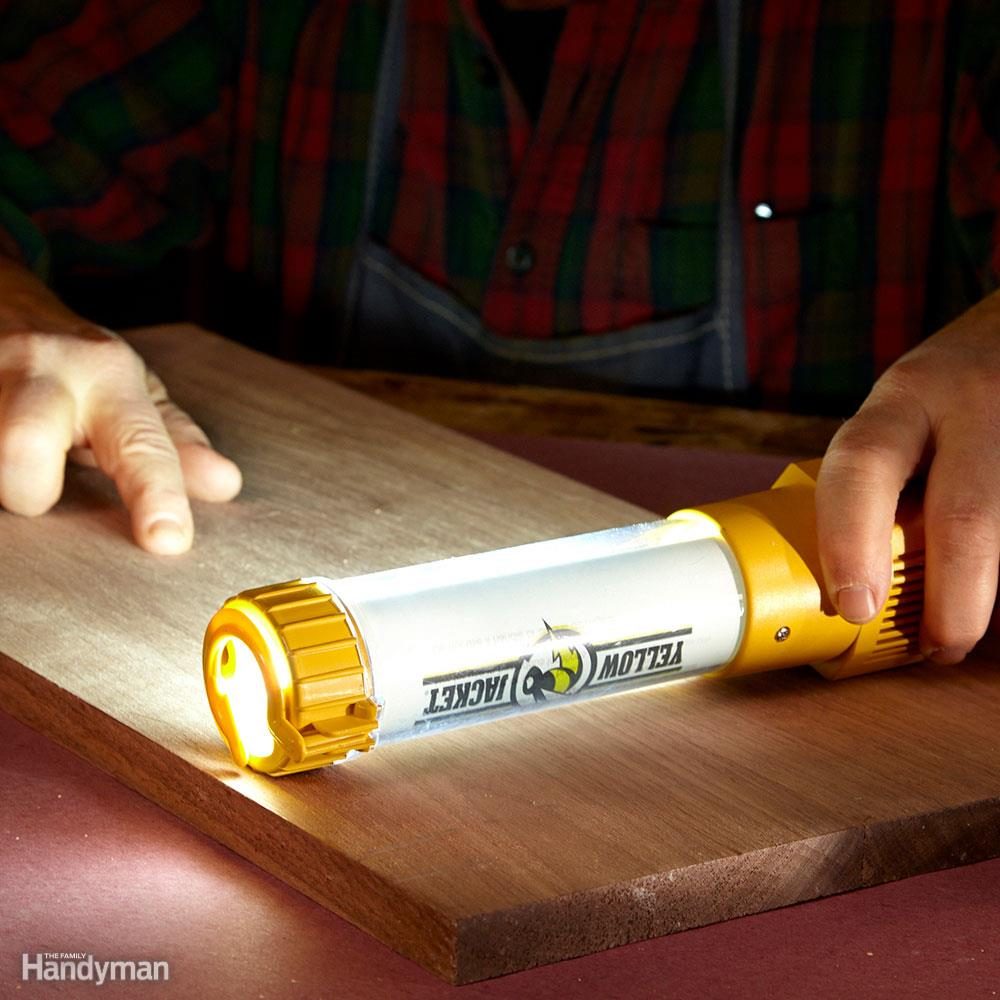 Bright lights for final inspection