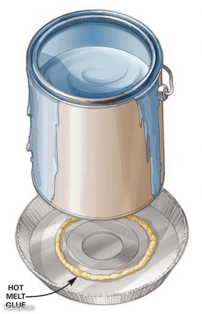 Pie-Tin Paint Catcher