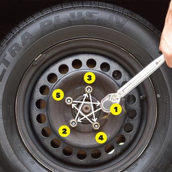 Proper way to torque lug nuts