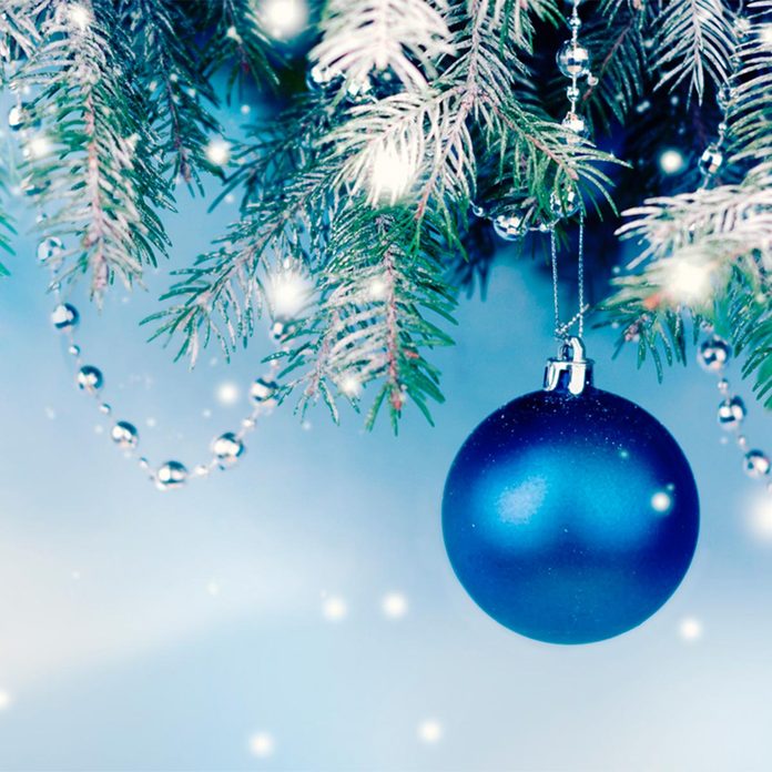 holiday ornaments with floss