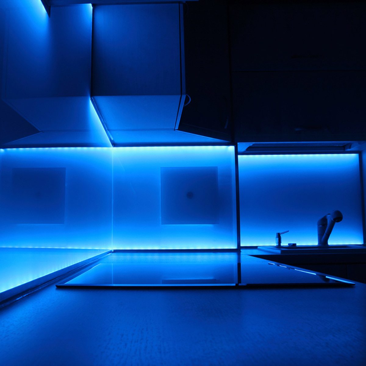 ultra modern blue led light