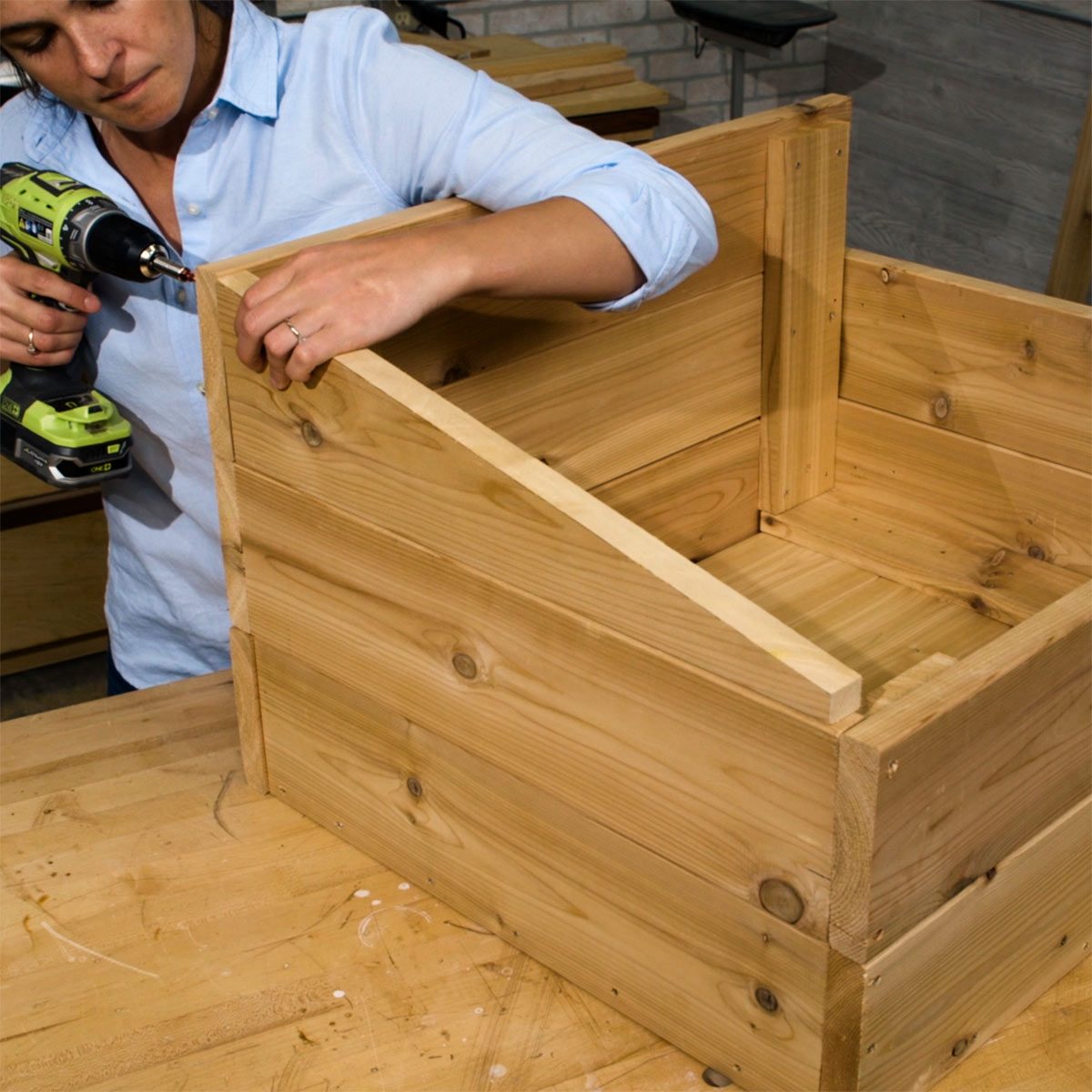 mini greenhouse adding angled side pieces