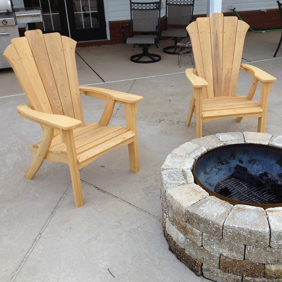 Twin Adirondack Chairs
