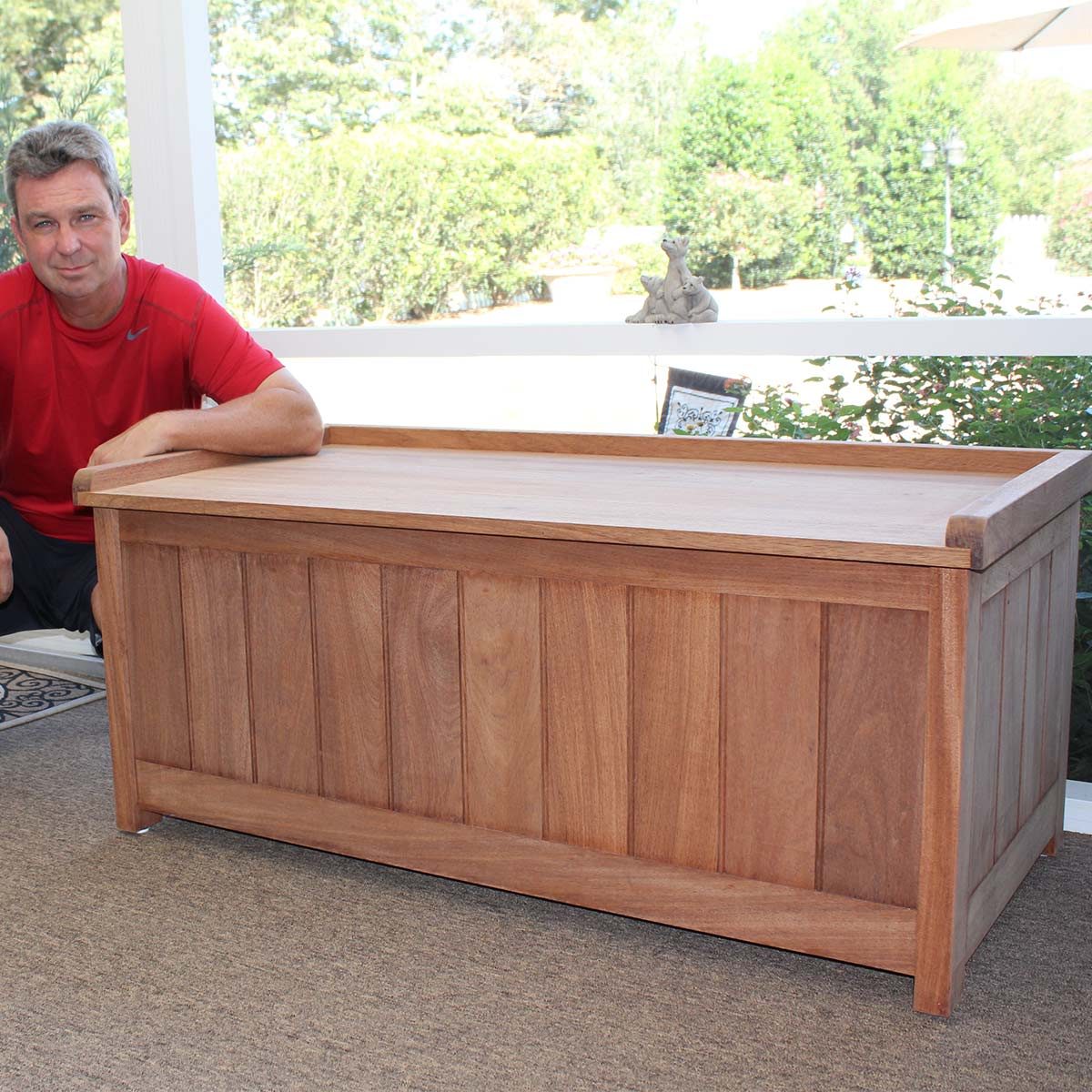 Outdoor Bench with Storage