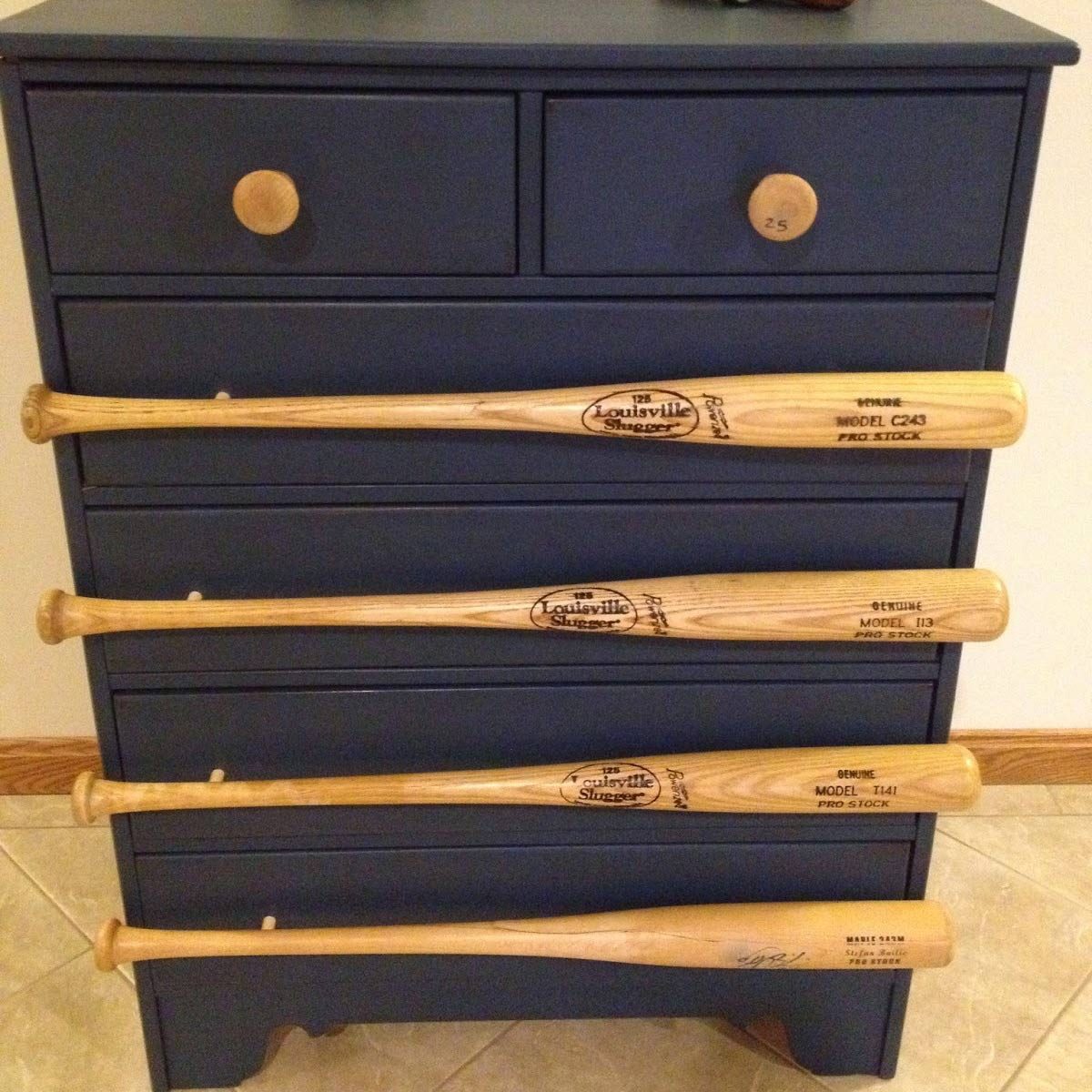 Baseball Bat Dresser