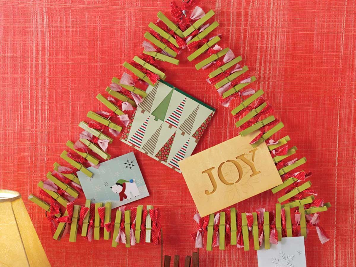DIY Christmas Card Holder