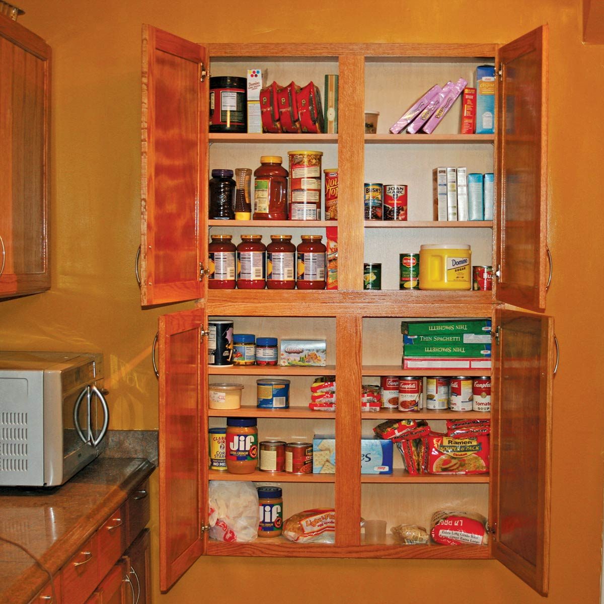 In-Wall Kitchen Cabinets