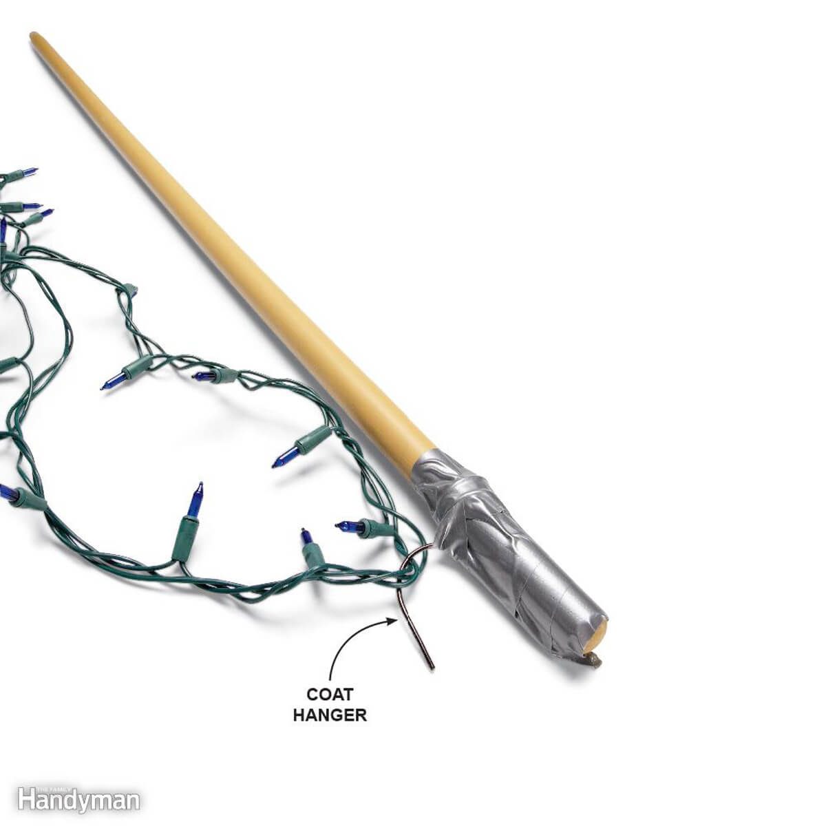 Christmas light hanging hook