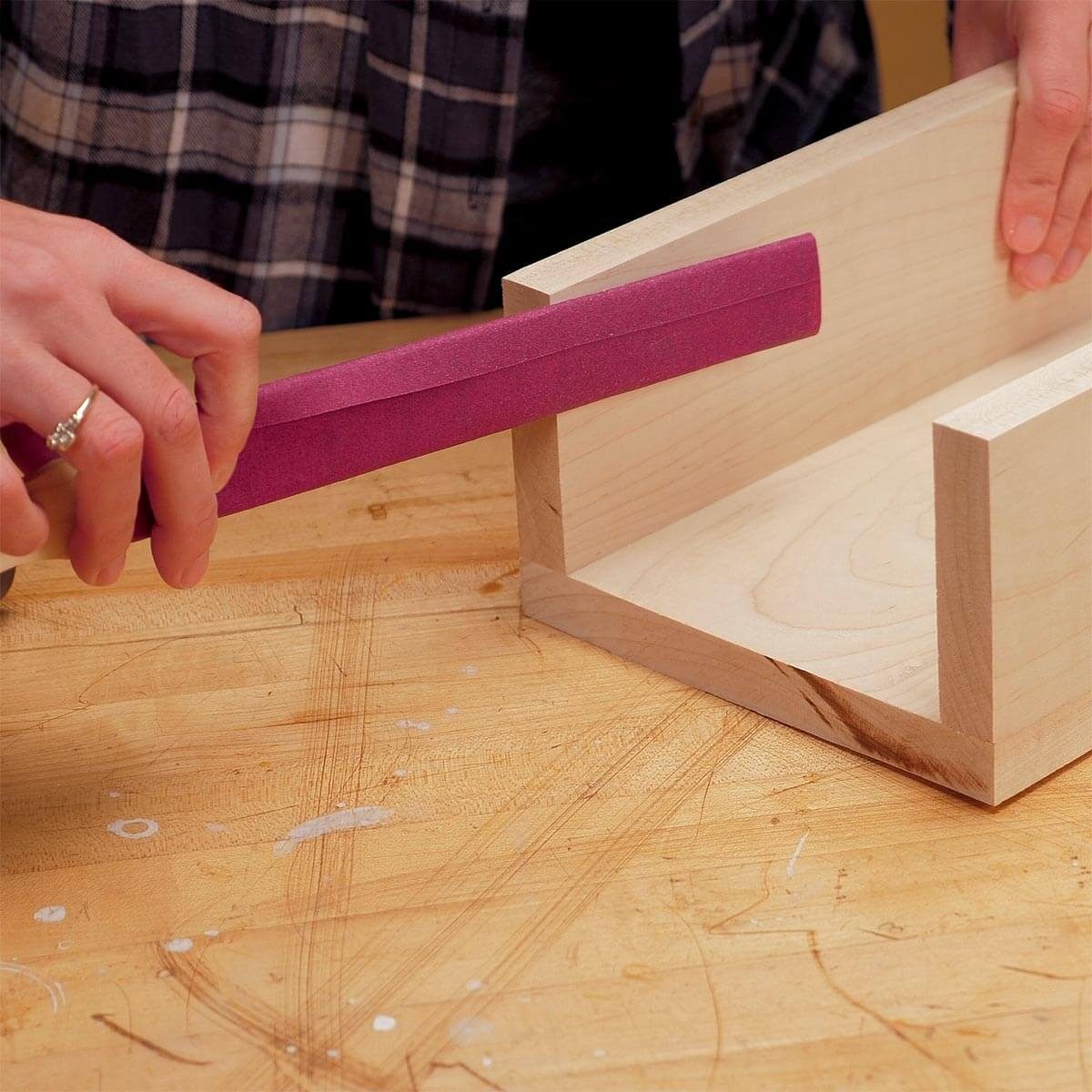 paint stick sandpaper tool