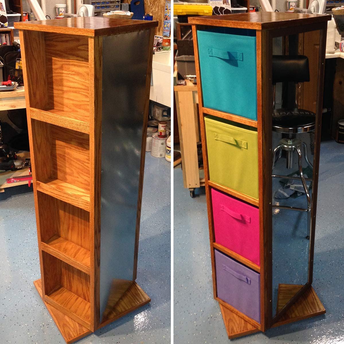 Dorm Room Spinning Storage Unit