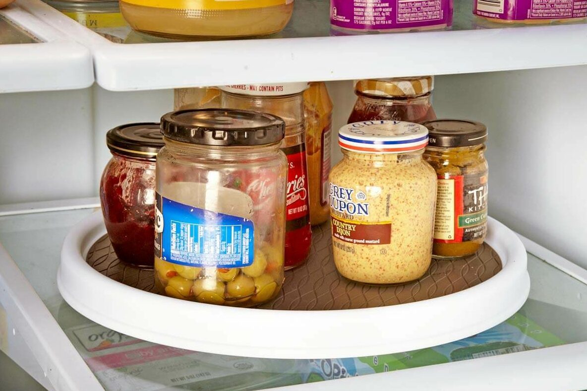 Put a Lazy Susan in Your Fridge