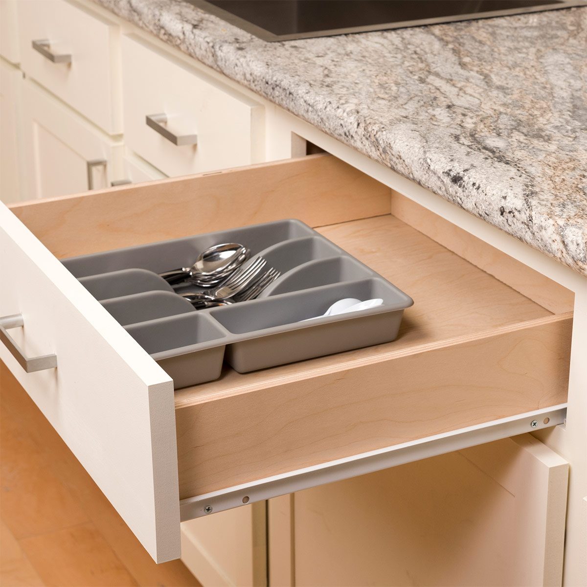 drawer organizer moves around inside the drawer