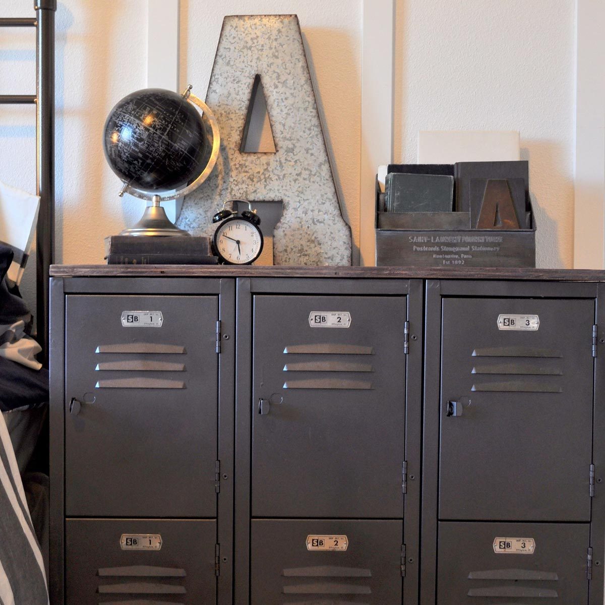 Vintage Metal Lockers 