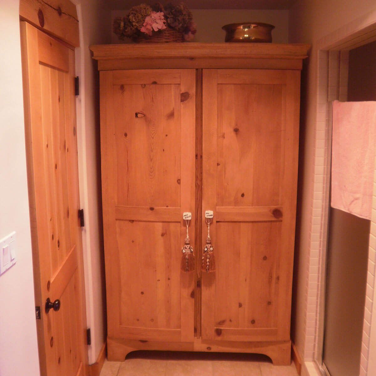 DIY trash to treasure armoire