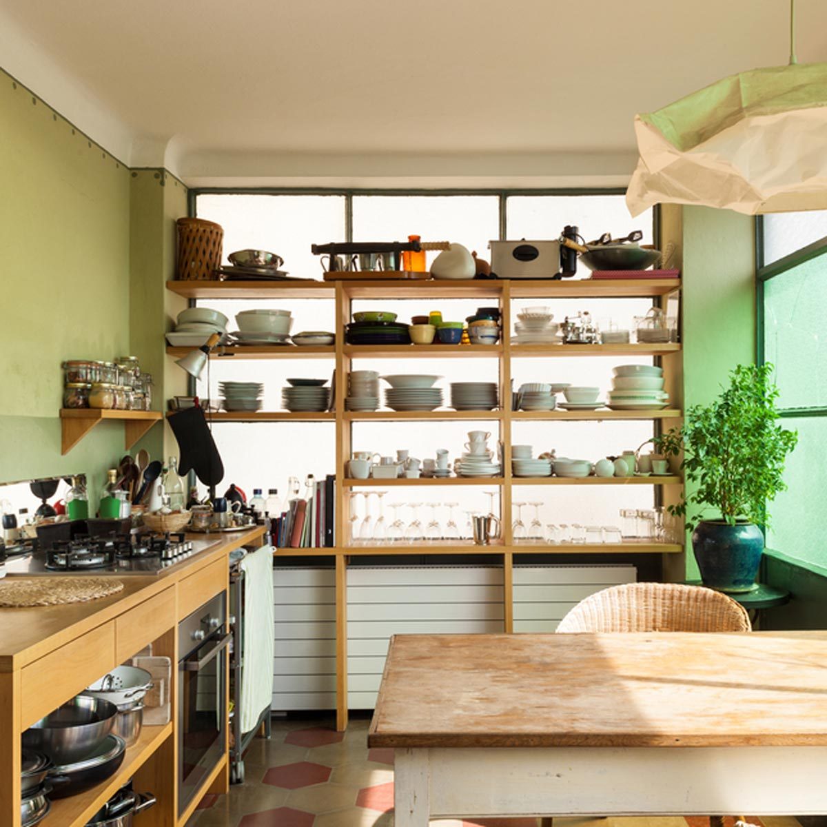 Kitchen Updates: Open Kitchen Shelves