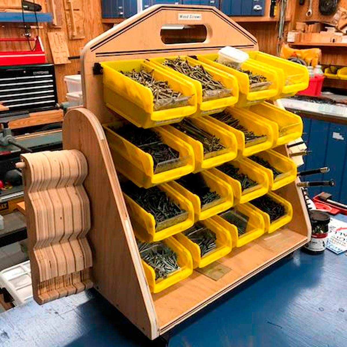 Portable storage bins