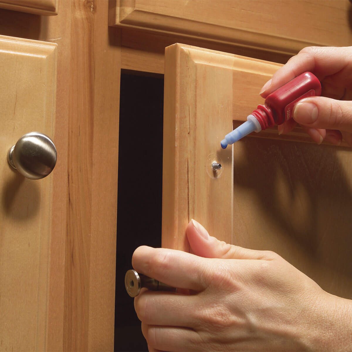 Fix a Loose Cabinet Knob