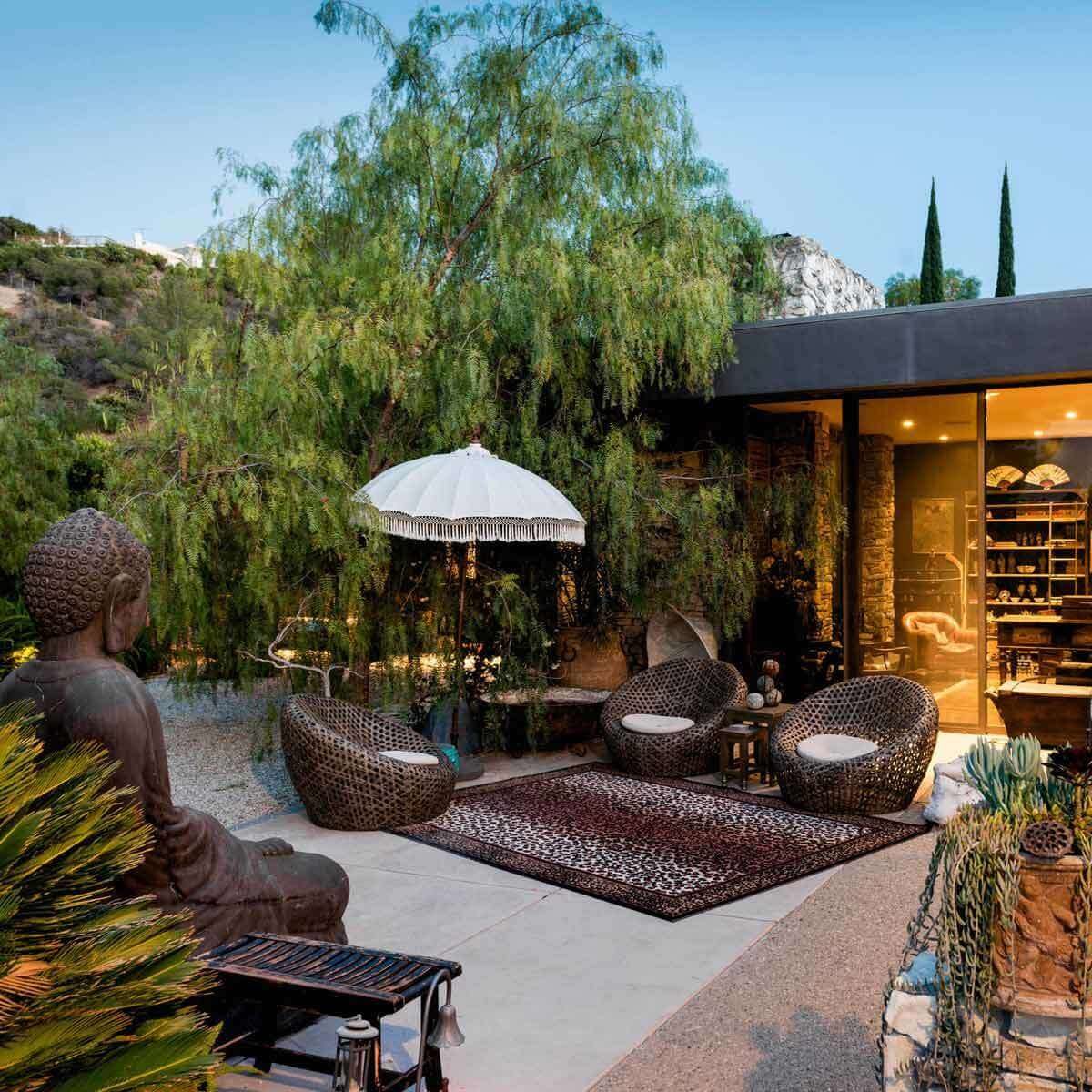 Asian-Inspired Patio