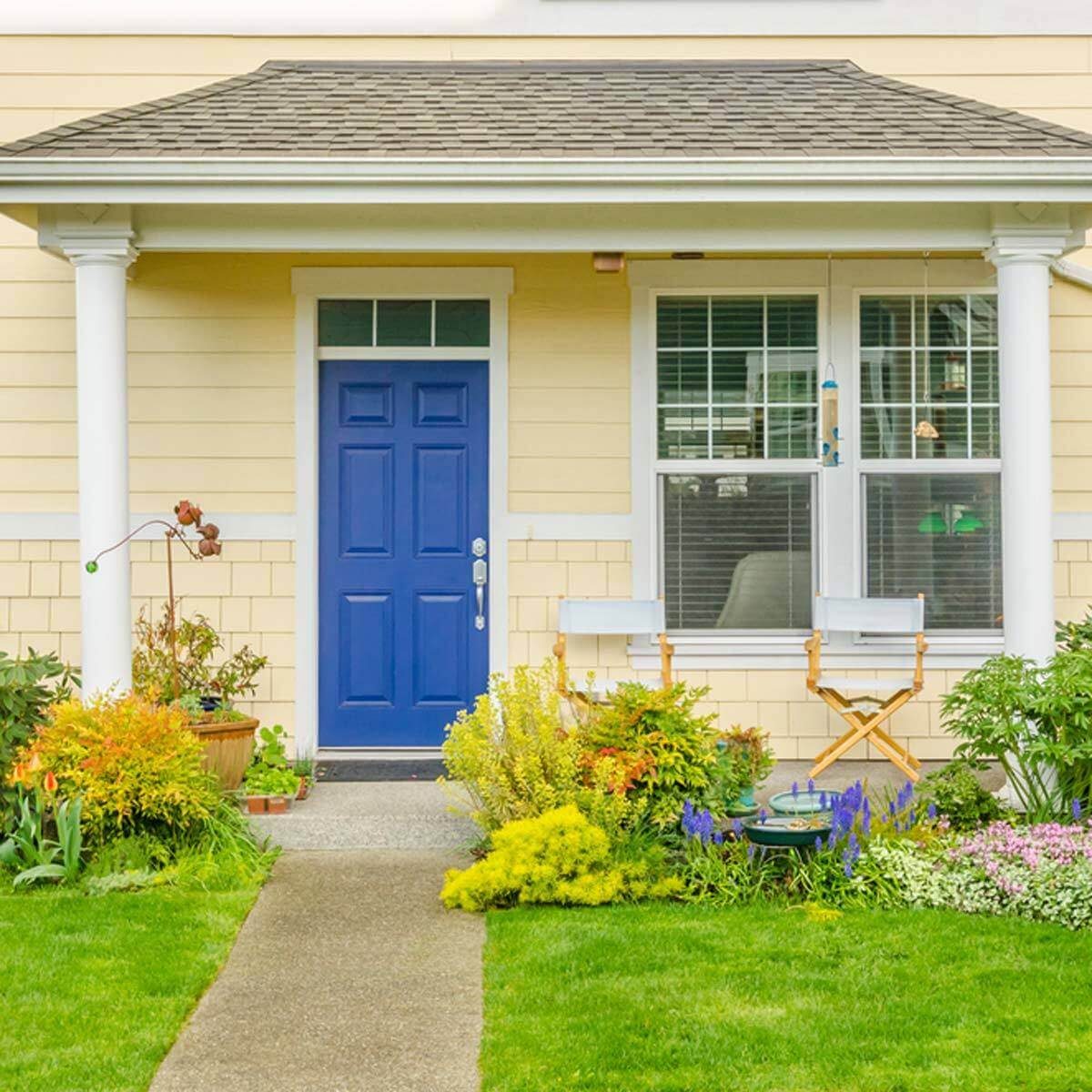 Bold Blue Front Door