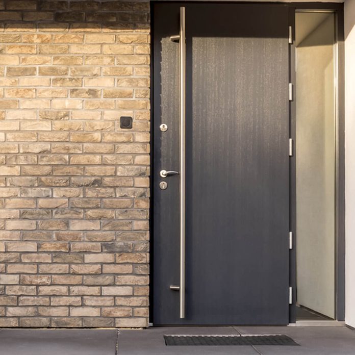 Minimalist Black Front Door