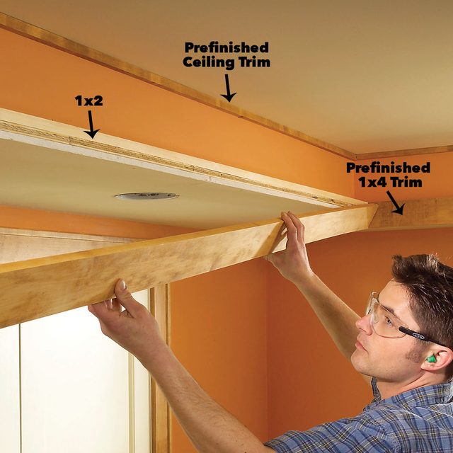 add trim to soffit box