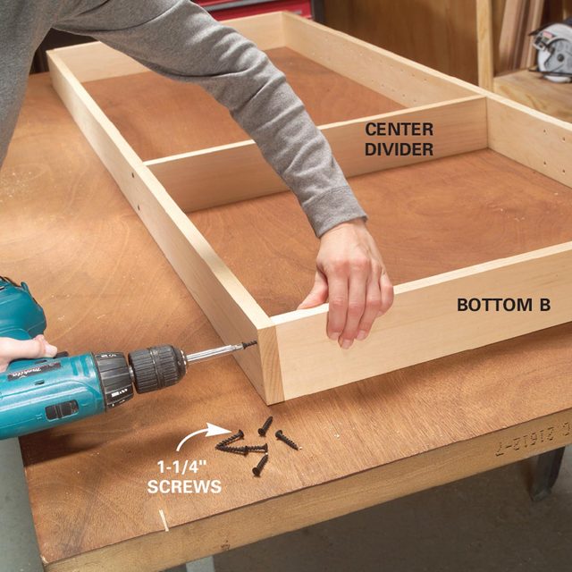 built-in bath cabinet