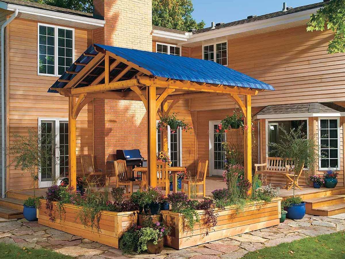 diy backyard shade