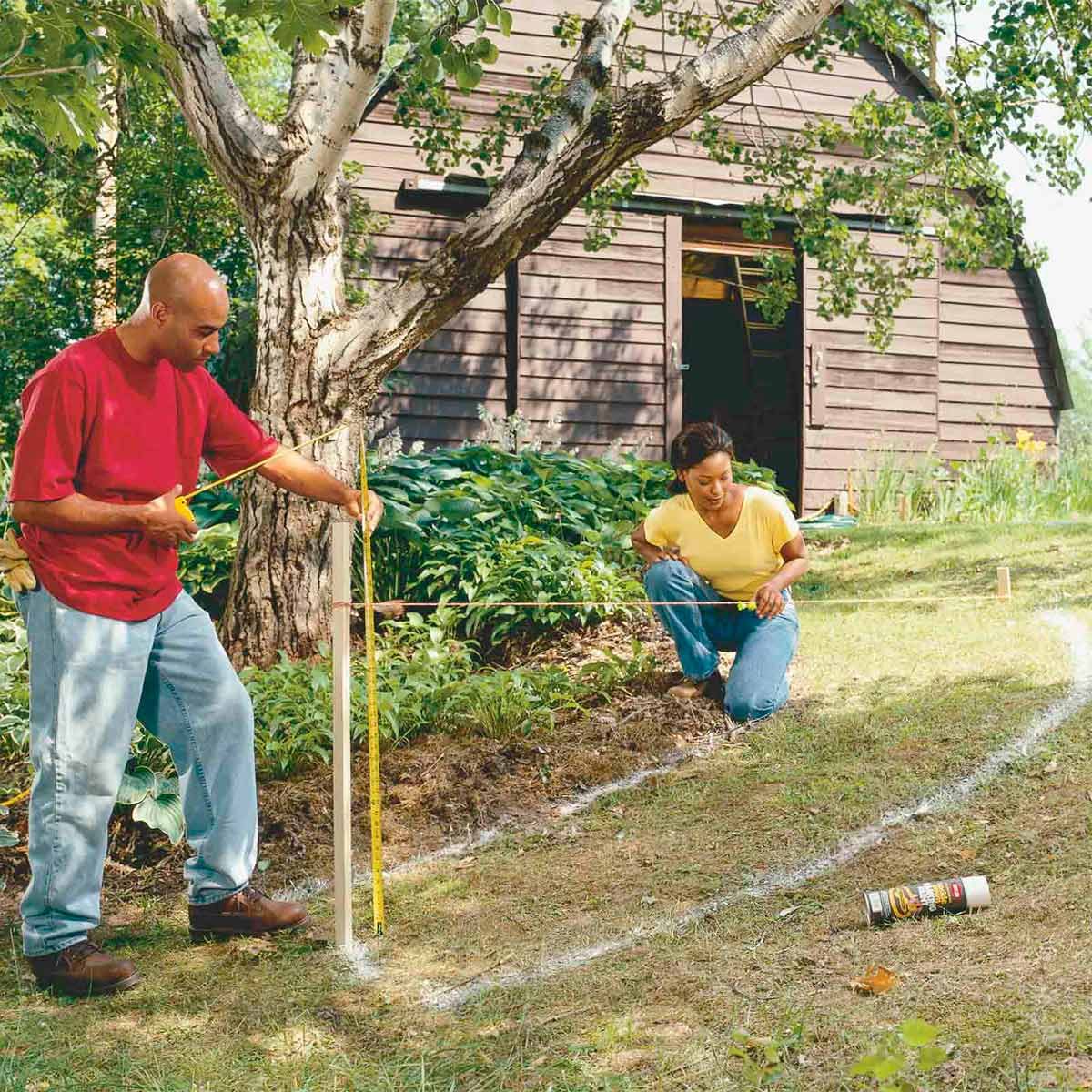 before backyard stairs