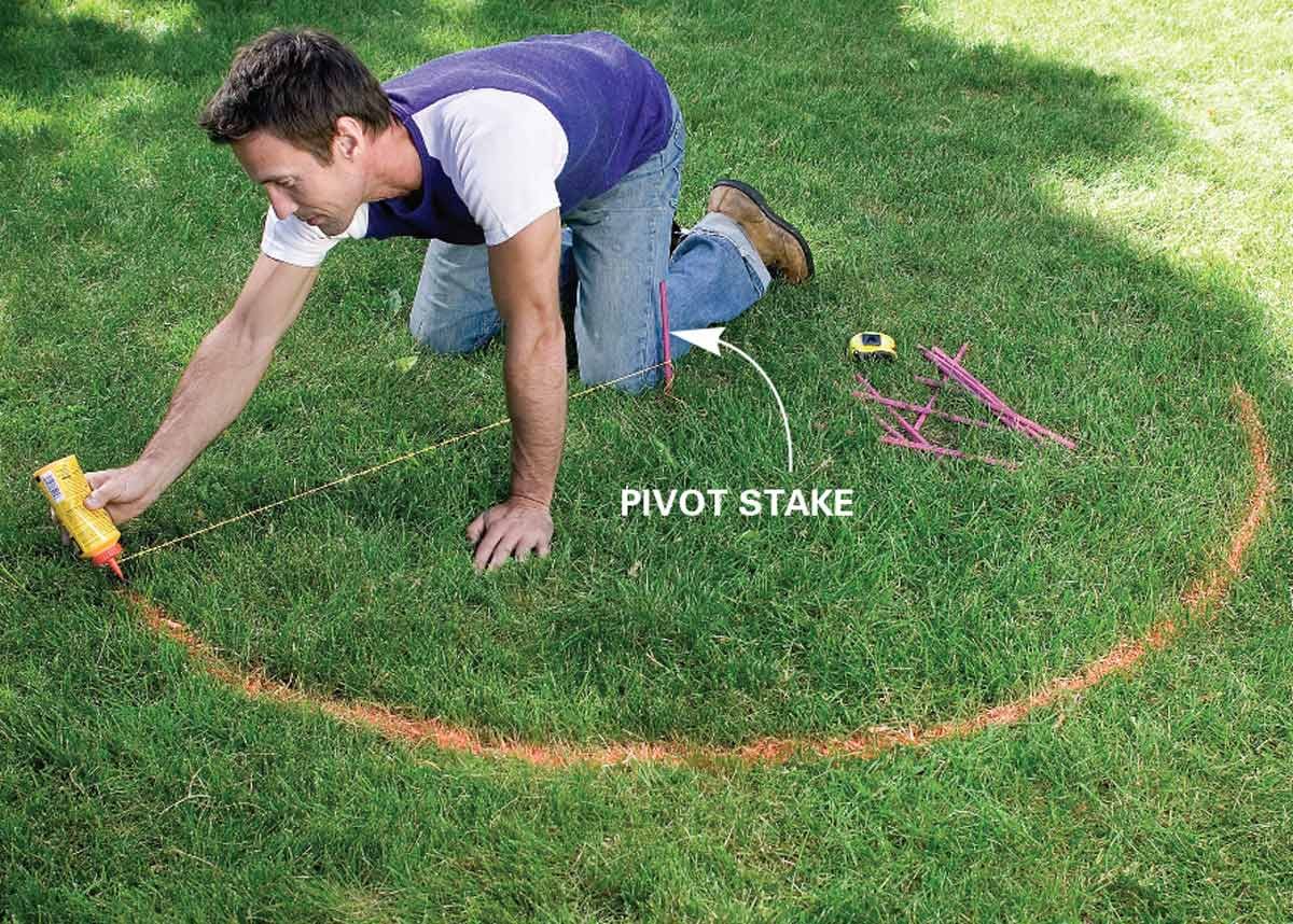 pivot stake garden trellis