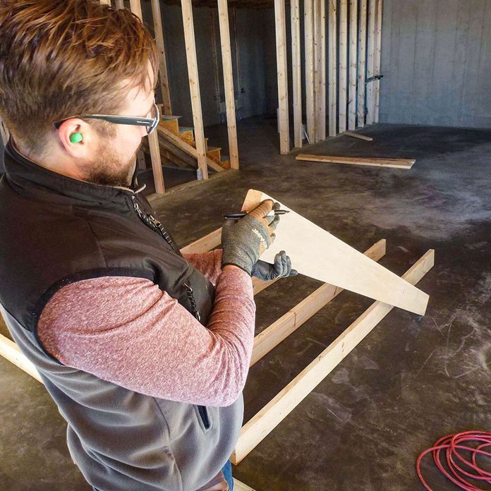 check for crowns in wall studs