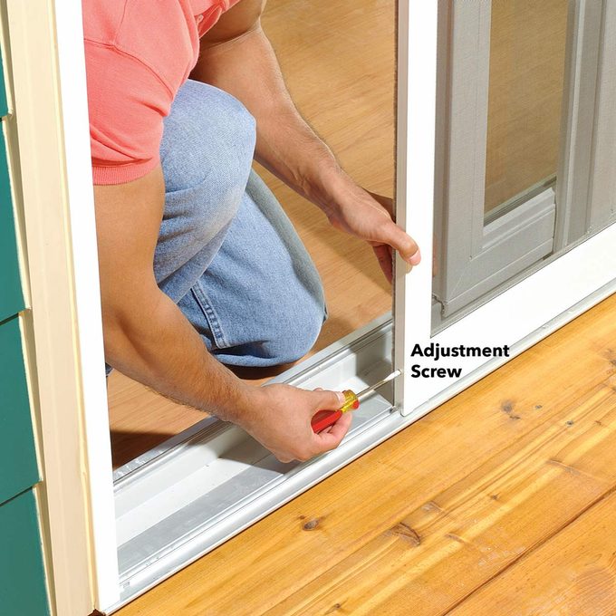 sticking screen door fix