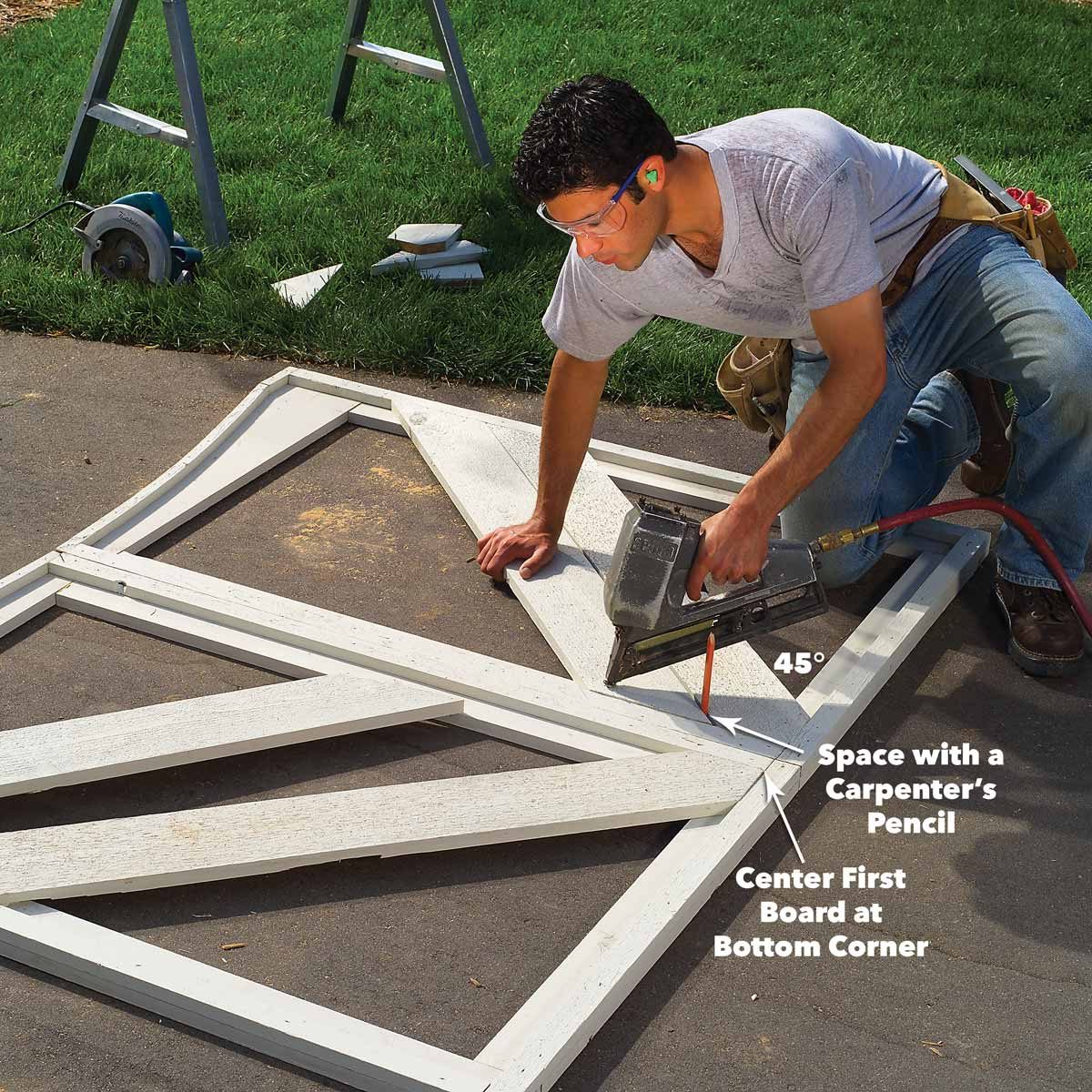 fence gate panel boards