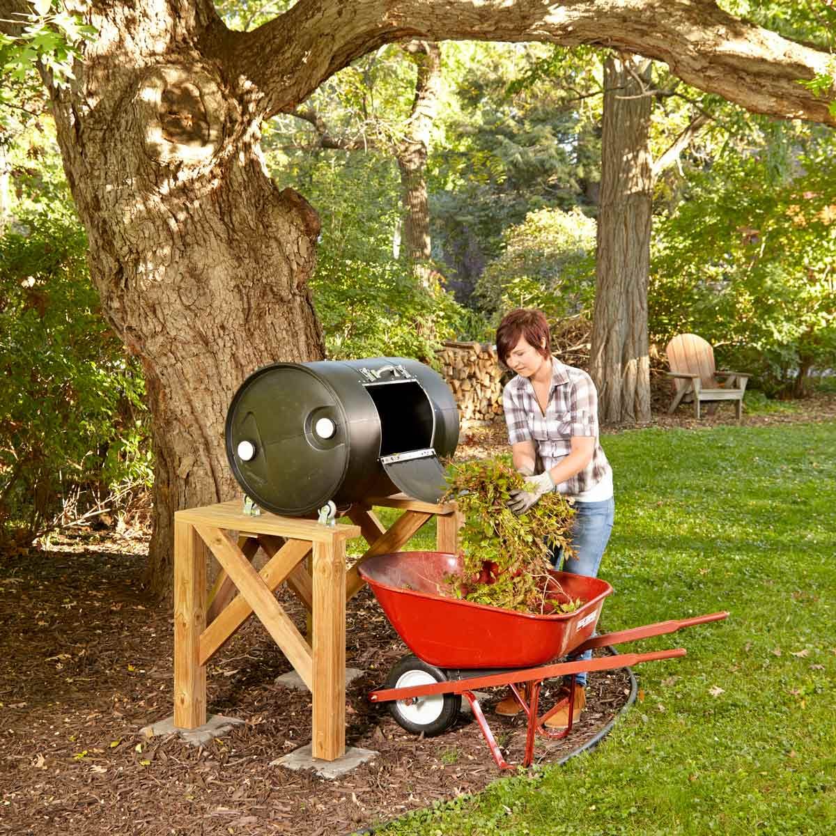 Compost tumbler