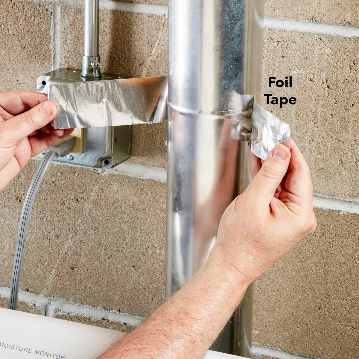 foil tape dryer ducts vent
