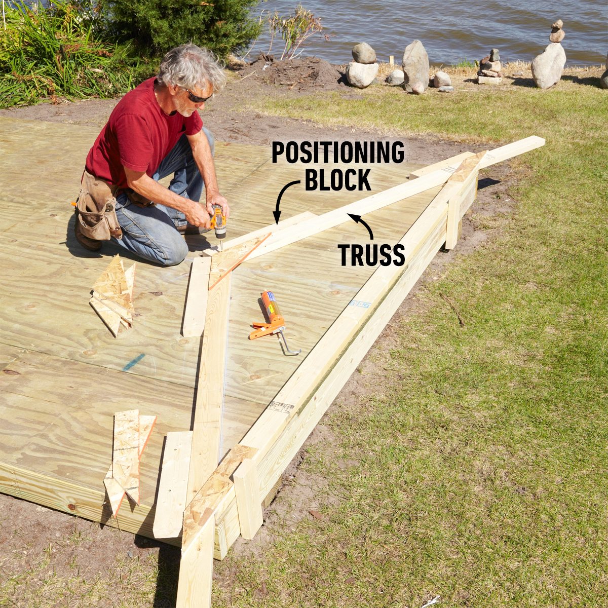 10 Build Trusses On The Shed Floor Fh13jau 540 50 017