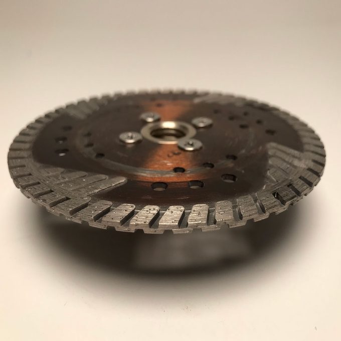 Serrated Diamond Blade A serrated diamond blade | Construction Pro Tips
