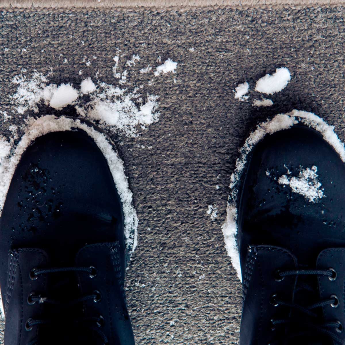 snow drop zone mat in garage