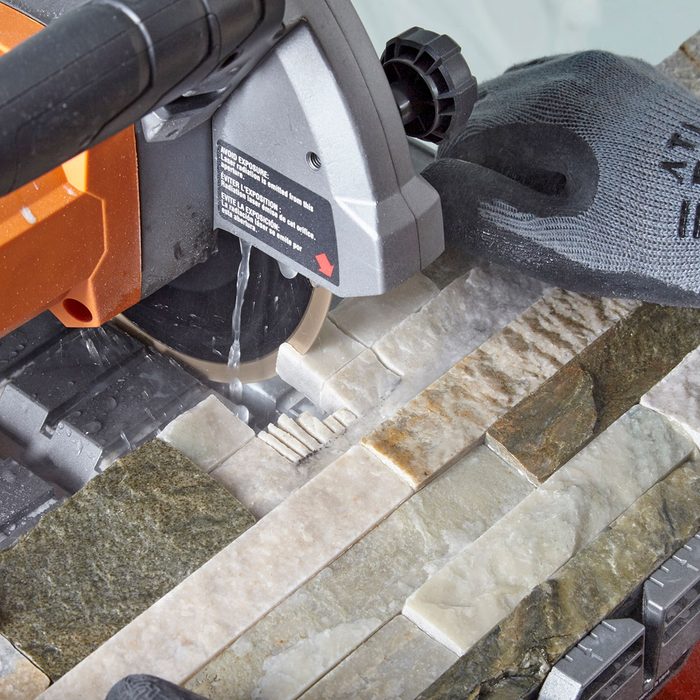 Cutting out the outlet notch